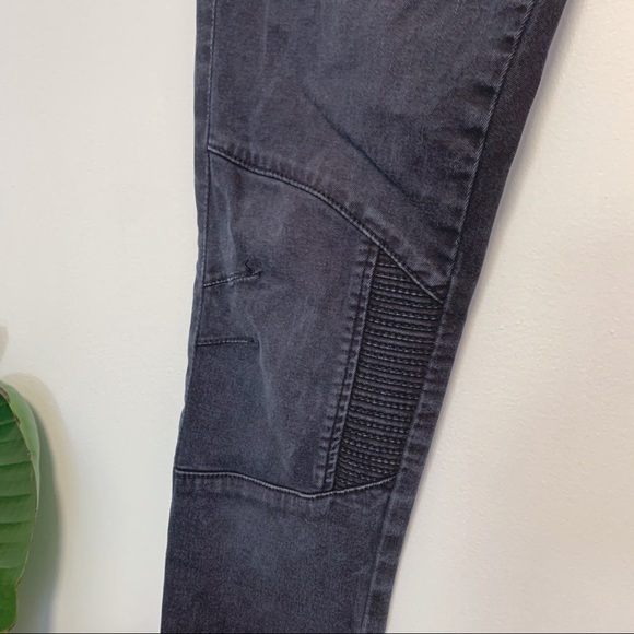 Grey moto lowrise legging jeans - Picture 3 of 6